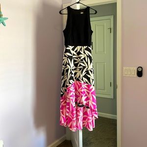 Vince Camuto - Size 12 - High Low - Pink / Black